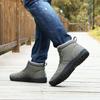 Men's Winter High-Top Lace-Up Velvet-Lined Boots for Seniors