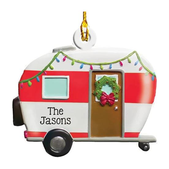 Christmas Vehicle Ornament Acrylic Truck Tractor Airplane Christmas Tree Ornament for Holiday Party Decoration