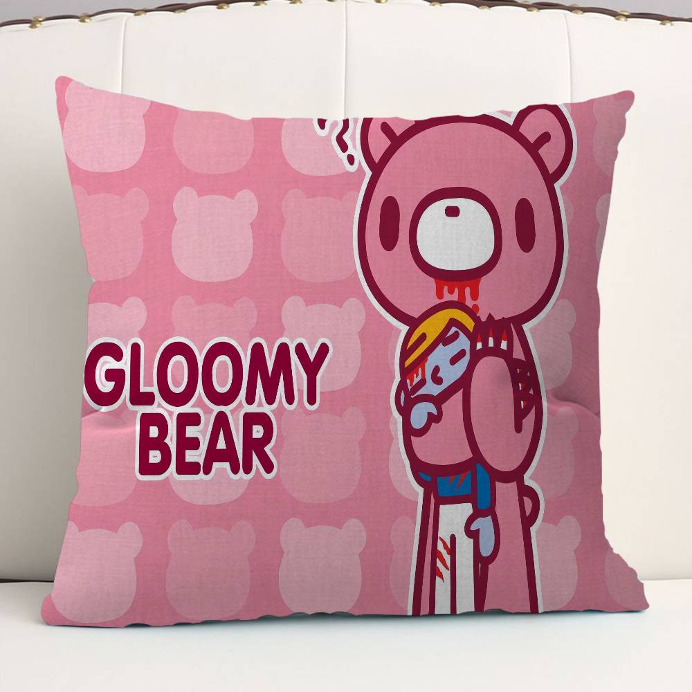 G-Gloomy B-Bear Pillow Gift Home Office Decoration Pillow Bedroom Sofa Car Cushion CoverPillow Case