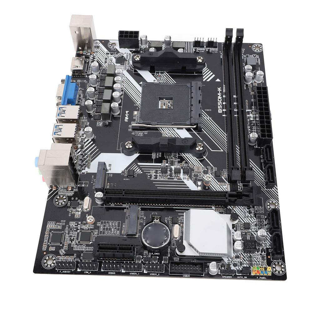 B550M K Motherboard M ATX DDR4 Maximum 64GB NVME M.2 PCIe 3.0 SerialATA 3.0 USB 3.0 HD VGA Compatible Gaming Motherboard