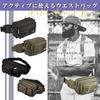 LEZARINO Waist Large for Men and Women Pouch, Multifunctional, Waterproof, Capacity, Unisex, (Black-2)