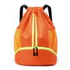 Large Capacity Oxford Cloth Sports Backpack with Wet/Dry Separation and Drawstring, Unisex for Swimming and Basketball
