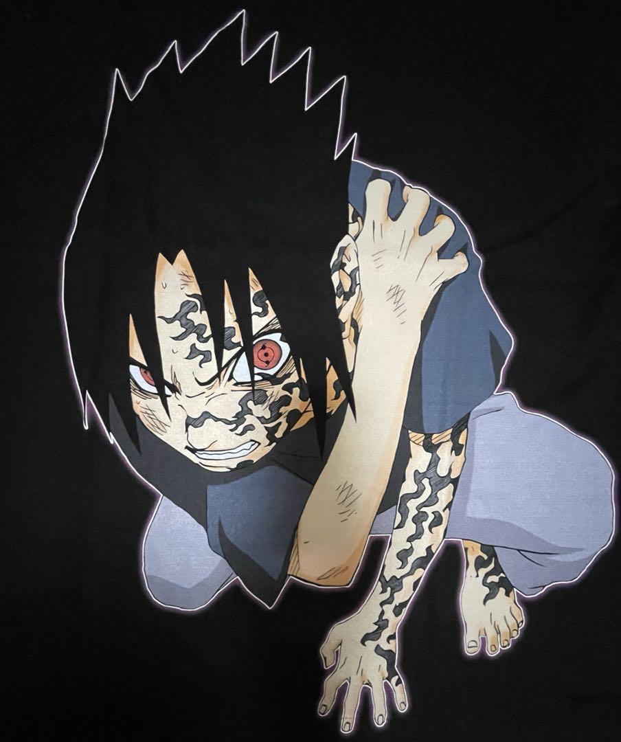 

[USED] Rare Naruto Uchiha Sasuke Cursed Seal Anime Vintage T-Shirt