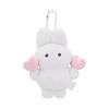 [Sunstar Stationery] Shiroiusagichan Keychain Plush Heart S8345686