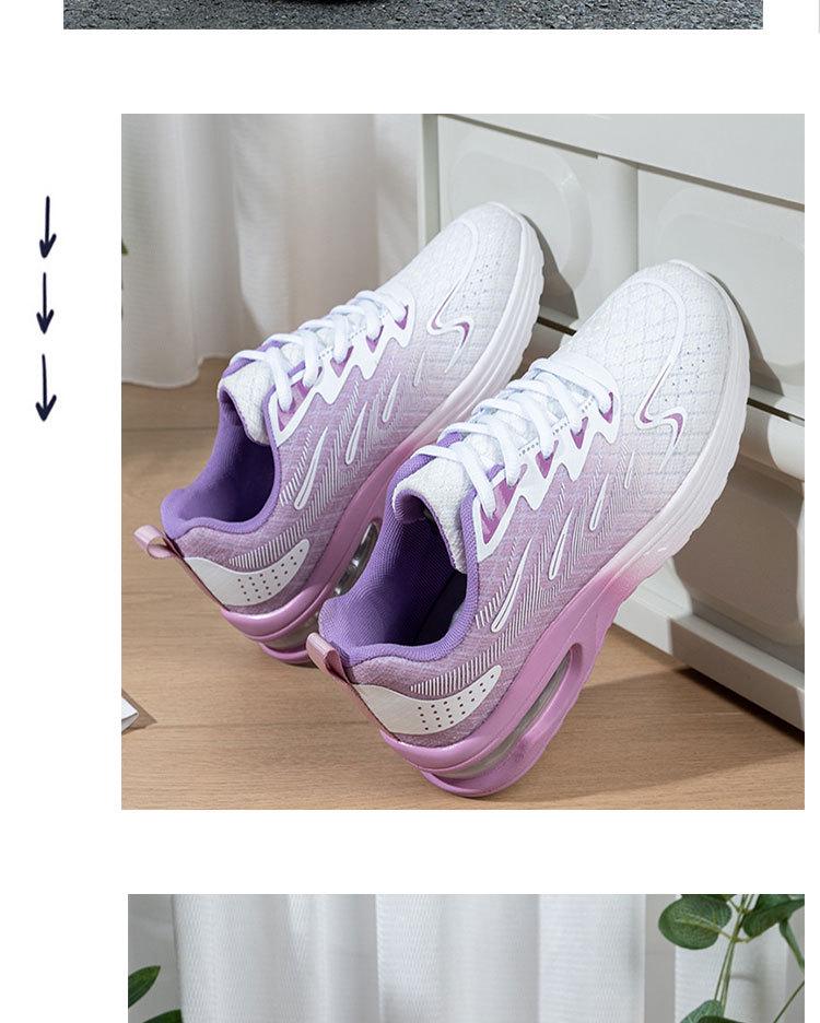 Women's Plus Size Mesh Breathable Running Shoes - Spring/Summer Casual Air Cushion Jogging Footwear