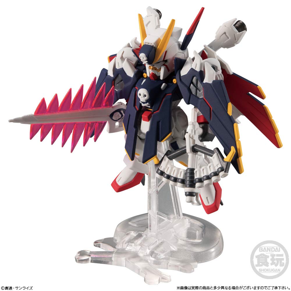 FW GUNDAM CONVERGE EX25 Crossbone Gundam X1 Full Cloth Suit Crossbone Gundam Steel (1 piece) Candy/Gum (Mobile Seven)