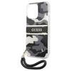 Guess Guhcp13Lkcabbk Iphone 13 Pro / 13 6,1 Czarny/Black Hardcase Camo Strap Collection
