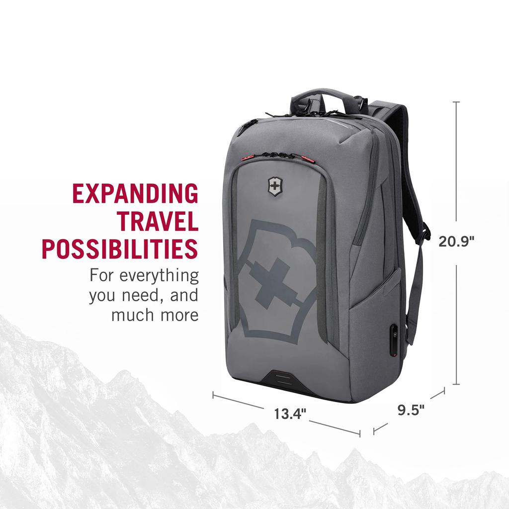 Touring Traveler Backpack That Can Hold a Business Slim Gray 612119 [Victorinox] 2.0 Backpack, 17-inch Laptop, Business, Men's, School, Commuting,
