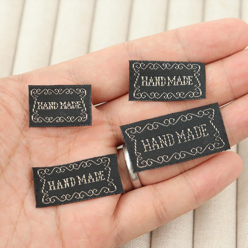 Etichete Handmade pentru Accesorii Bijuterii Etichete din Material Textil Mărci Înregistrate Aplicate Materiale Accesorii Păr Etichete din Piele