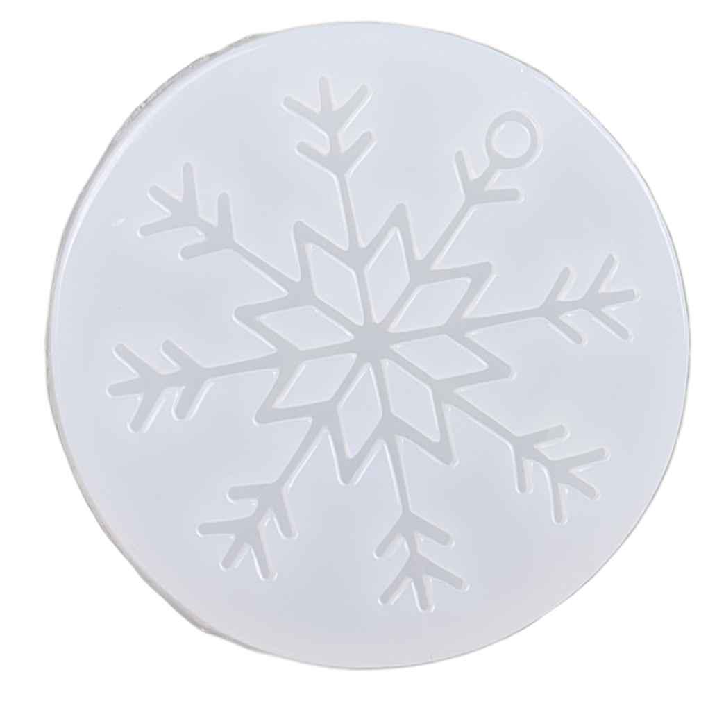 Snowflakes Cake Mould Chocolate Pudding Jelly Handmade Soap Mold Silicone Fondant Cake Cupcake Mold