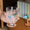 Ins Cute Cartoon Summer Coconut Tree Cat Goblet, Niche Simple Milk Cup Dessert Cup In The Ancient Style