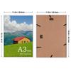 Serwrsw Frame Lightweight A3 Photo Poster Art Photo Frame Wall Hanging White 1 Piece 29.7x42cm