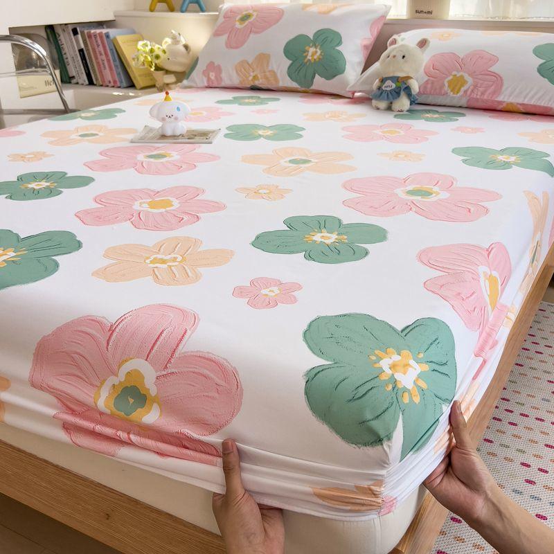 Superweich, Hautfreundliches Spannbettlaken, Einteiliger Matratzenschoner für Studentenwohnheim, Bettbezug, Waschbares Spannbettlaken für zu Hause