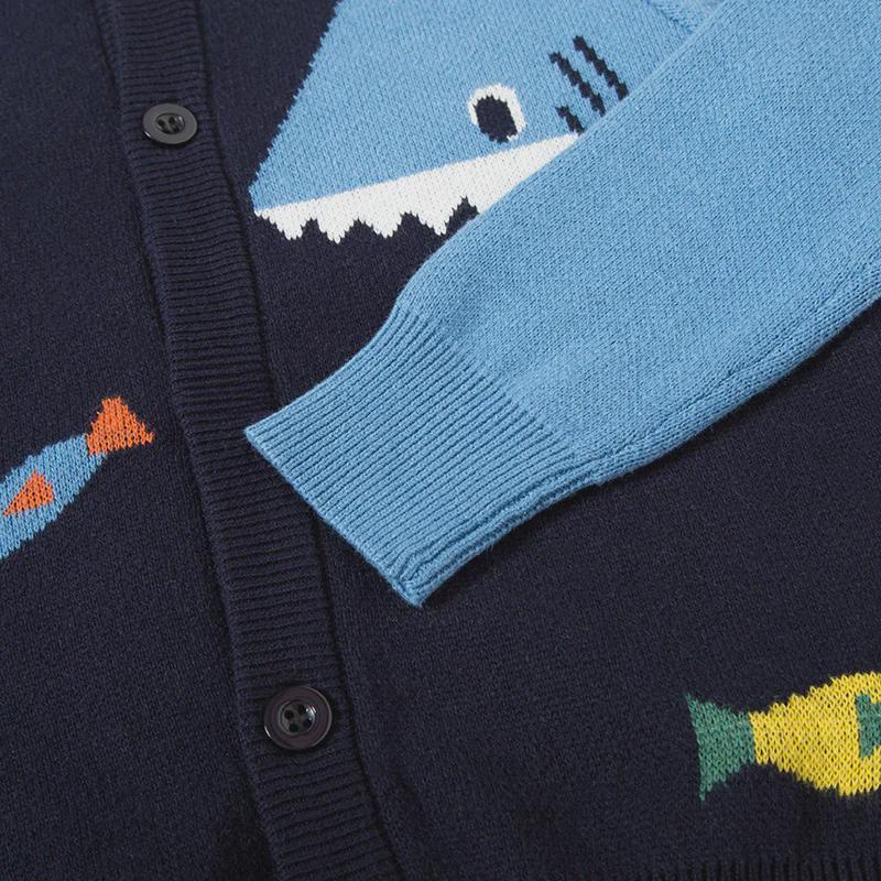 Children's Autumn/Winter Sweater Cardigan for Boys - 2025 Collection