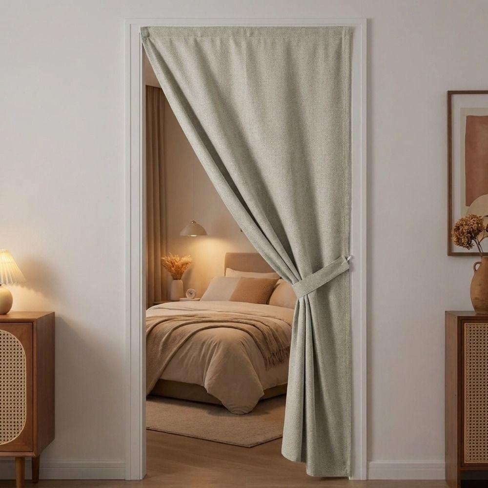 Self-Adhesive Blackout Curtains Dust-proof Thermal Insulated Curtain Magic Tape Curtain  Bedroom