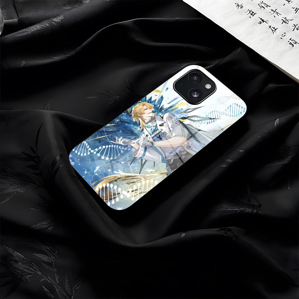 Wuthering Waves Luuk Herssen Phone Case For IPhone 17 Pro Max 16 15 14 Pro Max 13 11 Plus Glass Cover