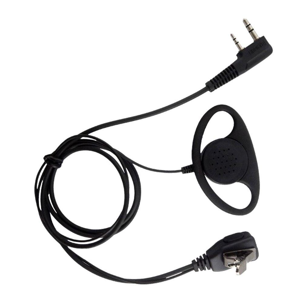 1Pcs K-head 2 Pin Walkie Talkie Headset Ear Hook Radio Accessory  Two Way Radio Accessory
