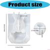 Candle Holder Mould Adorable Sitting Rabbit Silicone Casting Mold Perfect For Handmade Resin Crafts And Festive Gifts