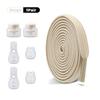 1Pair/2Pair NEW Elastic Shoe Laces Flat Shoelaces Without Ties Kids Round Snap Lock  Adult Quick Shoelace Shoe Accessories