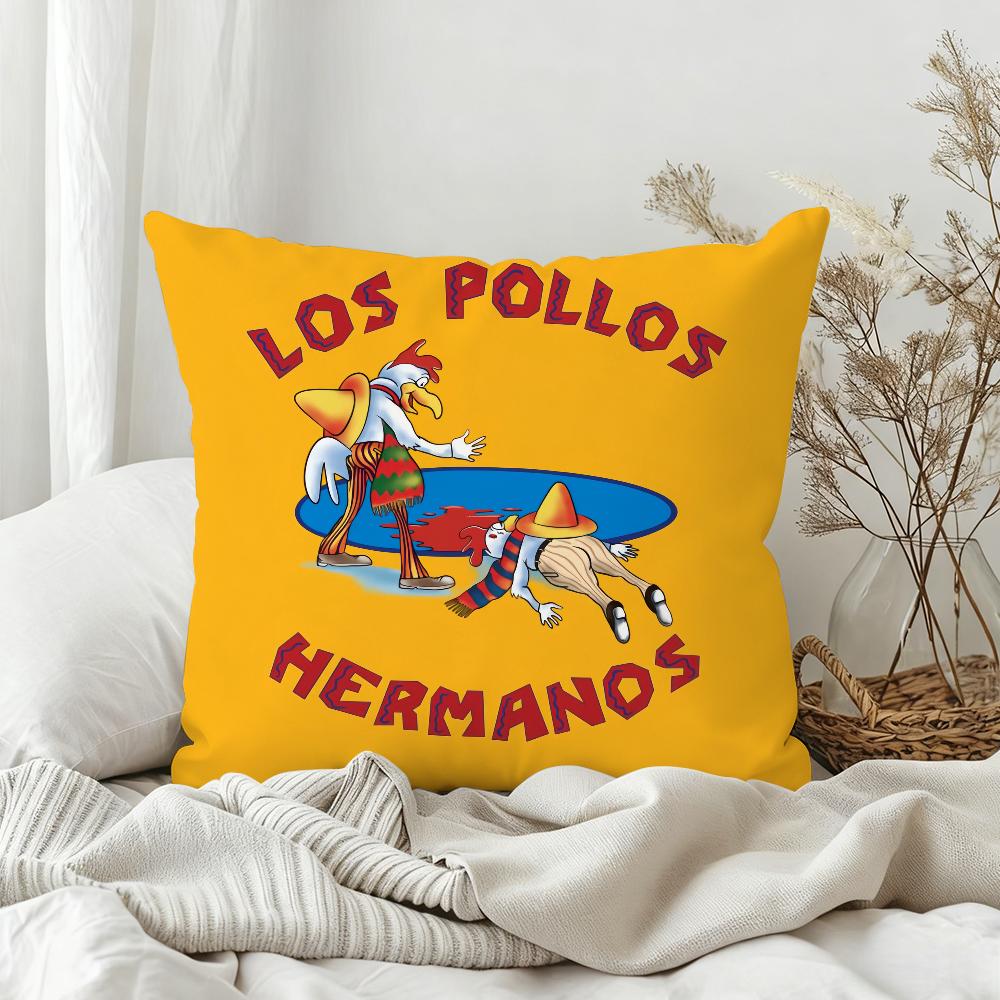 Classic Film B-Breaking Bad Pillow Case Bedroom Sofa Living Room Backrest Decoration Square Cushion Nap Time