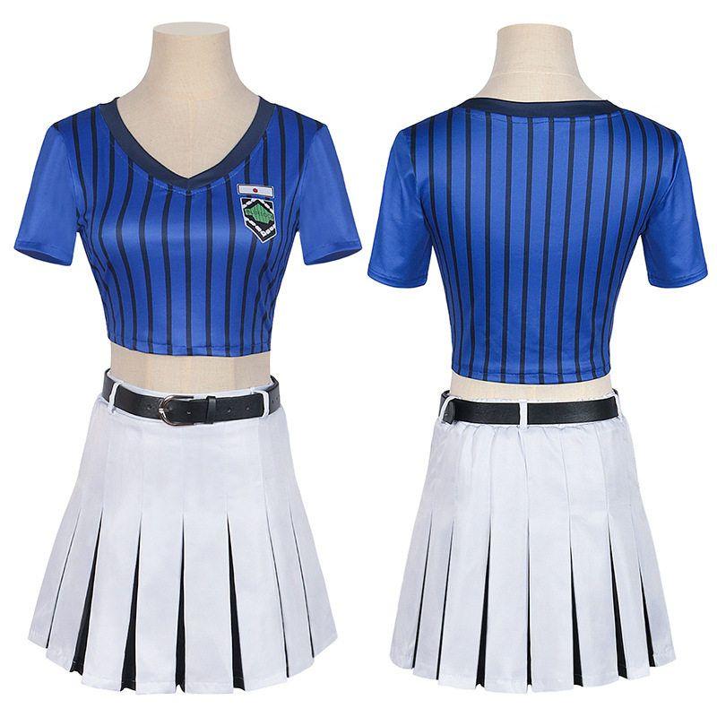 Blue Prison Cosplay Costume Bluelock Reo Meguru Casual Outfit Pudding Hat Plaid Pants Cosplay