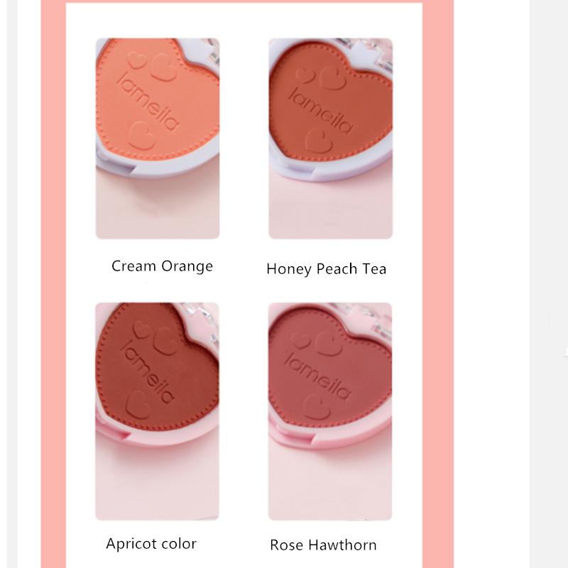 Soft Face Blusher Powder Cheek Rouge Nourishing Nude Makeup Brightening Complexion Repair