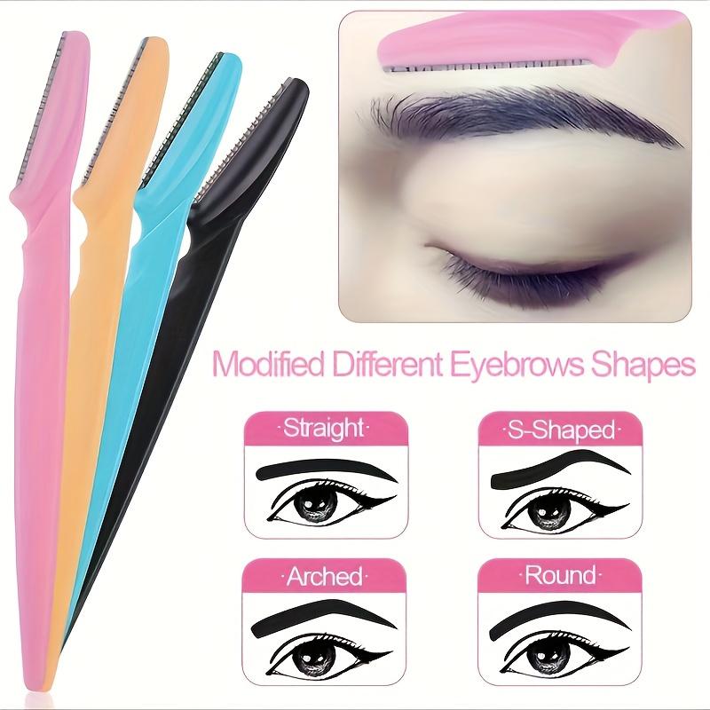 Eyebrow Shaver - Reusable, Portable Hair Trimmer With Protective Case For Facial Hair Removal - Sharp Blades For Easy Grooming