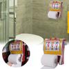 Decorative Toilet Roll Holder Fun Tissue Shelf Wall-Mounted Paper Holder  Kitchen