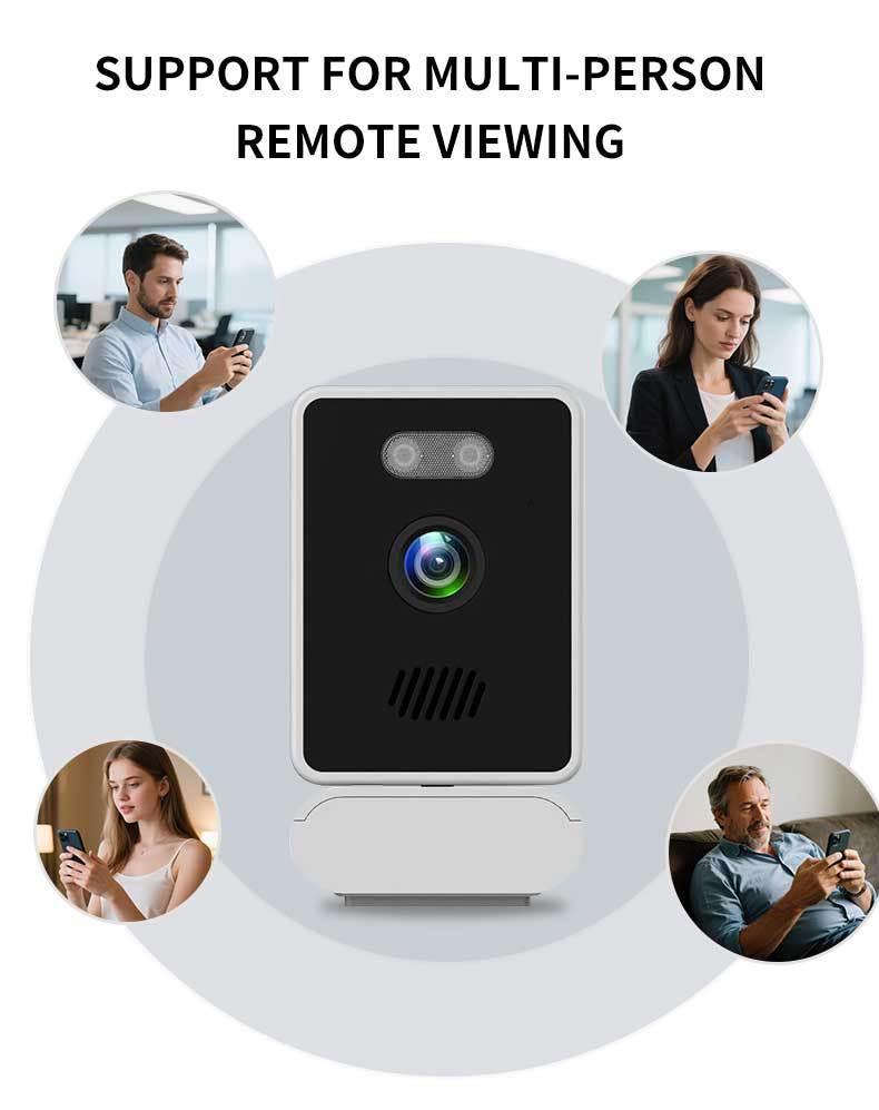 High-Definition Night Vision Smart Camera with 5G WiFi & Mobile Remote Control