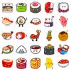 50 Sushi Graffiti Stickers New Products Cute Style Creative Food Stickers Personalized Decoration Waterproof Stickers