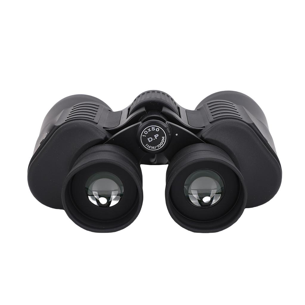 HD Binocular 10x50mm High Magnification Multi Glass Lens Rain Proof Pocket Binocular for Travel