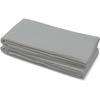 Drap plat - HOME LINGE PASSION - Microfibre 82 g - 180 x 290 cm - 1 personne - Gris clair