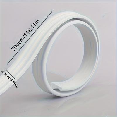 1roll Upgraded TPE Self-adhesive Decorative Molding - Peel and Stick Wall Trim for TV Backgrounds,door Frames,and Ceiling Edges