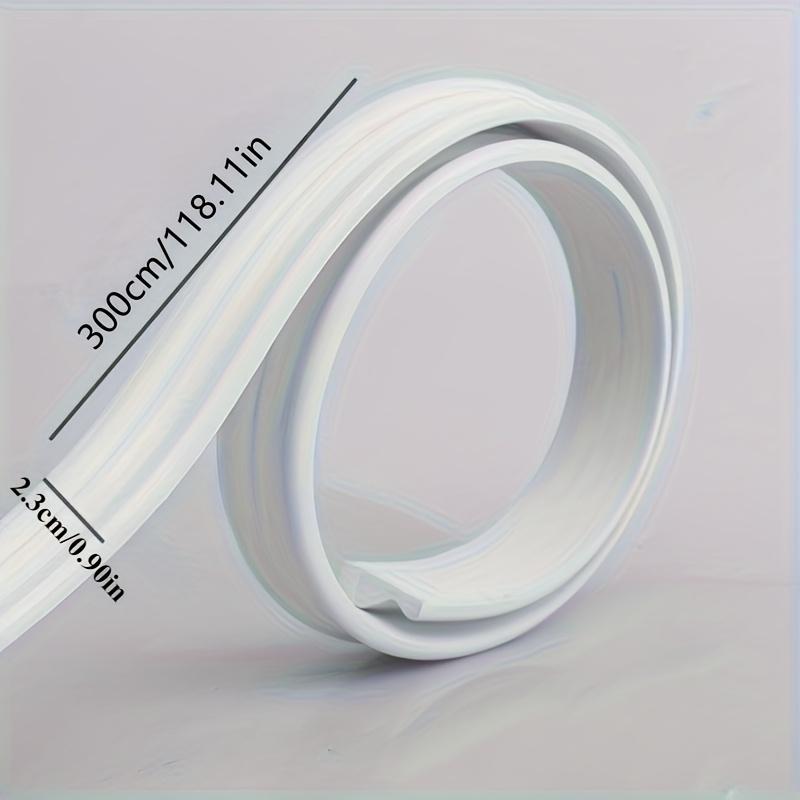 1roll upgraded TPE self-adhesive decorative molding - peel and stick wall trim for TV backgrounds,door frames,and ceiling edges