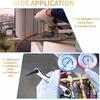 R410A Adapter For Mini Split System, Charging Vacuum Port Adapter, 5/16 Female 1/4 Male Flare, Valve Core Remover, R134A Hose Gaskets, 5V1 Valve