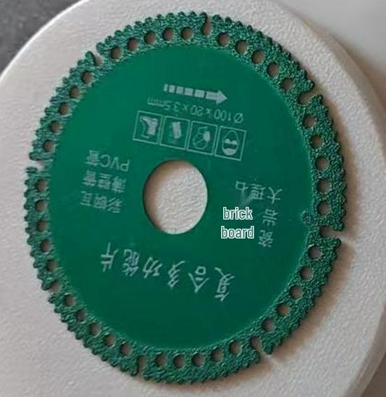 Multi-functional Brazed Cutting Disc for Tile and Slabs