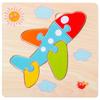 Baby Holzspielzeug 3D Puzzle Cartoon Tier Intelligenz Puzzlespiel Formen Zuordnen Montessori Spielzeug für Kinder Geschenke