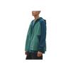 Timberland Green and Blue Color-Blocked Hooded Windproof Jacket A66EF-CL6