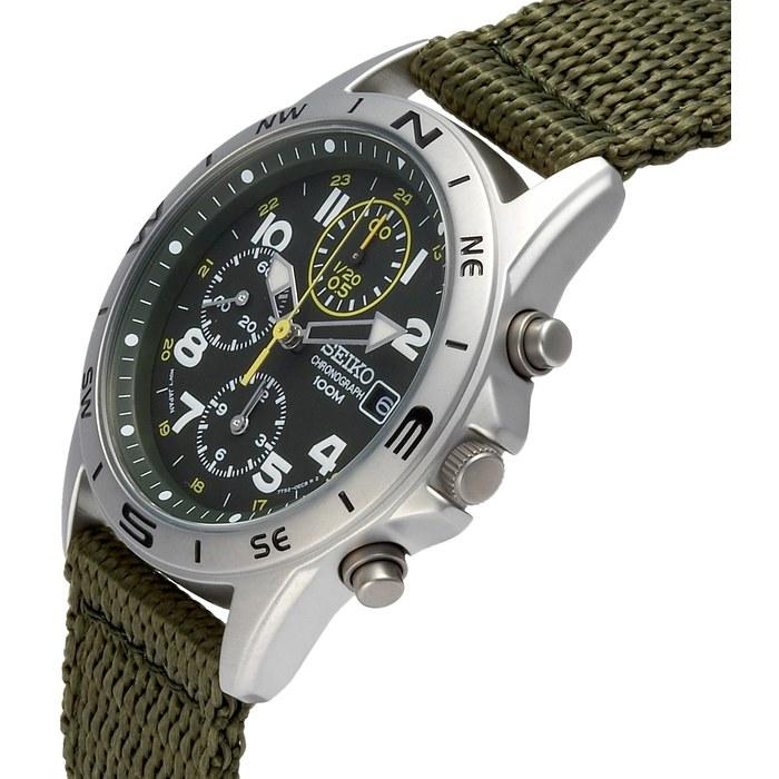 Seiko SND377R Herrenuhr - Khaki