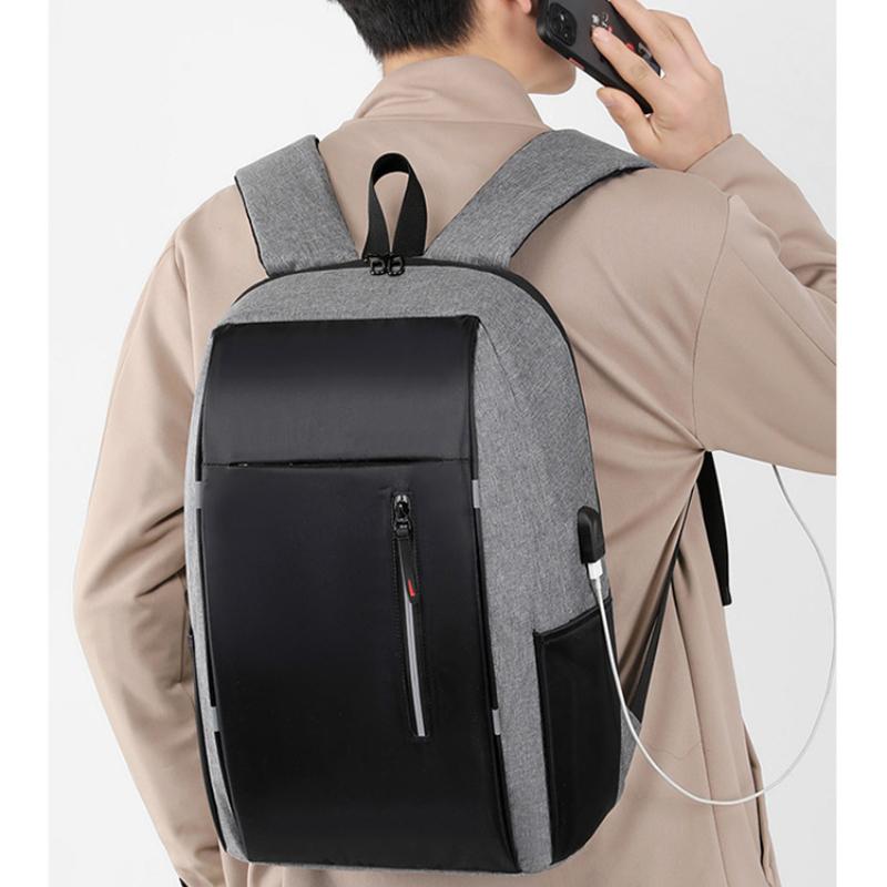 Multifunctional Men'S Backpacks Waterproof Bag Pack For Men Backpack For School Book Bag Usb Port Back Bag For Men Black Backpac