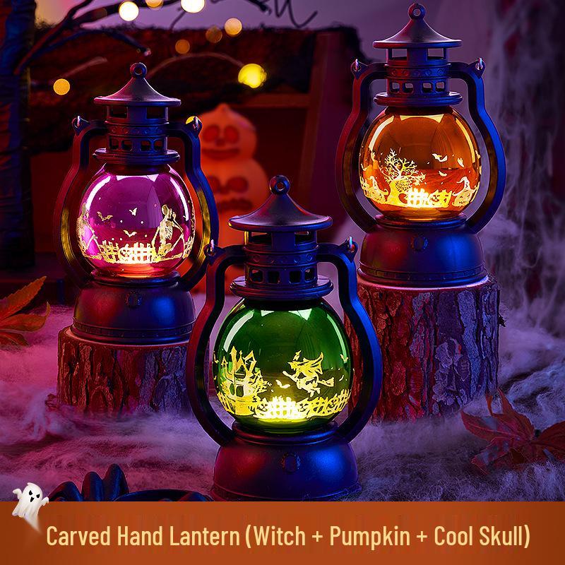 Luminous Halloween Pumpkin Lantern Decoration - Photo Prop & Gift Ornament