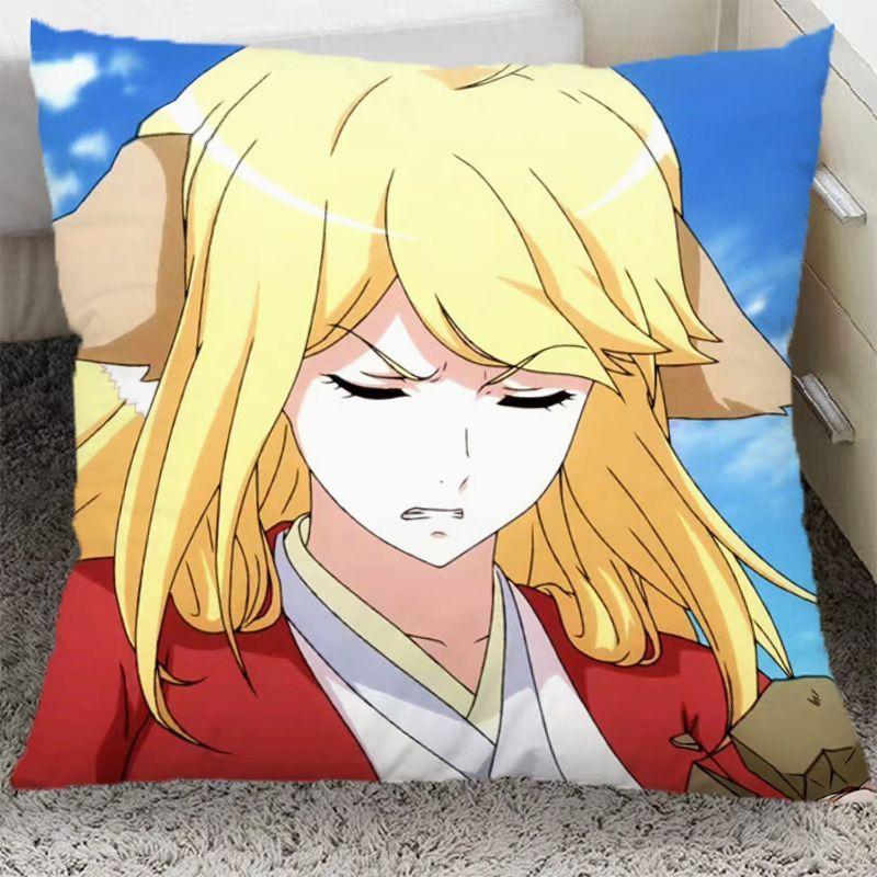 

Лиса Демон Маленький Сваха Подушка Тушань Сусу Яя Студенческая Подушка для Дивана Подушка для Спальни Подушка Подарок на День Рождения linen-45x45cm double-sided [without pillow core]