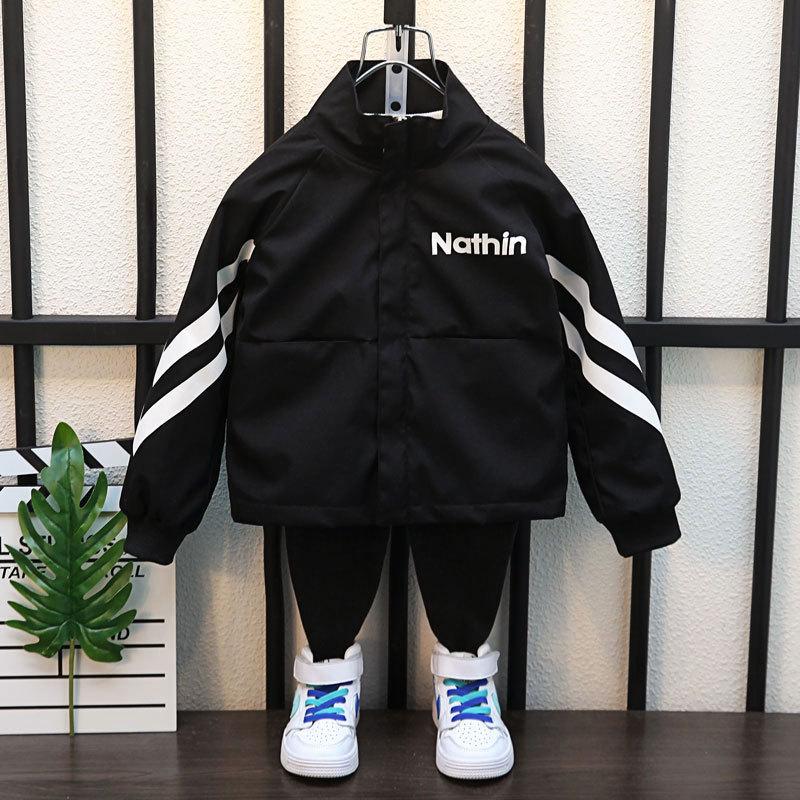 Jungen Freizeitmantel 2025 Frühling und Herbst Kindermodejacke