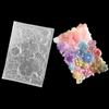 Embossed Flower Cluster Ornaments Mirror Silicone Mold Epoxy Resin Casting Jewelry Tool Making Diy Craft Home Decor