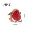 16cm/6.3in Cute And Round Plush Toy Of The Robin Doll. Cute Little Bird Doll. Fully Stuffed, Soft And Comfortable. Healing Series. Companion
