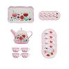 Metal Material Teapot Kitchen Toy Role Play Afternoon Tea Pretend Play  Boys Girls