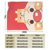 Anpanmans  Blanket  Super Warm Pattern Plush Throw Blanket For Children Living Room Flannel Bedspread Bed Cover