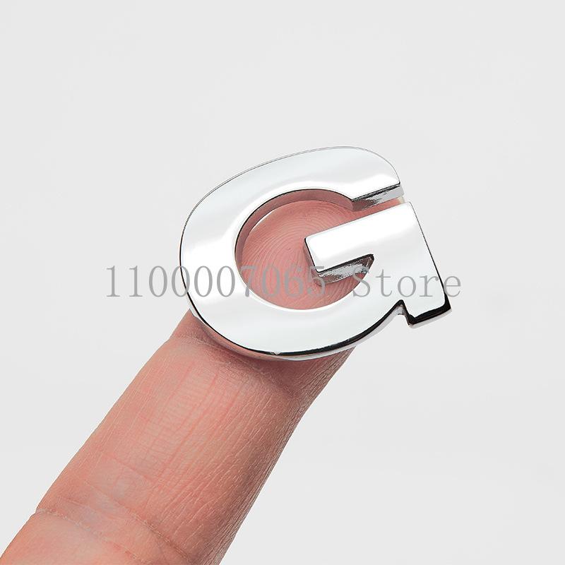 25mm DIY Metal Letters Numbers Car Emblem for All Cars Nameplate Logo Alphabet Telephone Wedsite Adverting Sticker Chrome Black