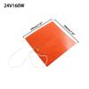5V 12V 24V 220V Universal Silicone Heating Pad Waterproof Flexible Rubber Heater Mat with Adhesive for 3D Printer Heated Bed Engine Oil Pan Tank