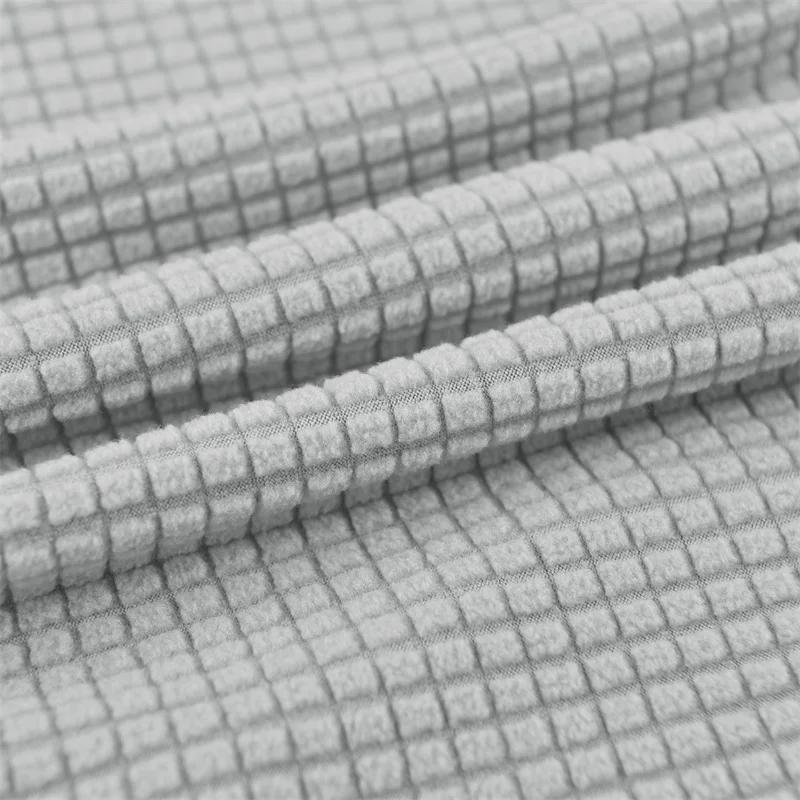 Solid Color Jacquard Sofa Cover Stretch Armless Sofa Seat Covers Non Slip Couch Slipcovers For Bar Cafe El Restaurant Decor